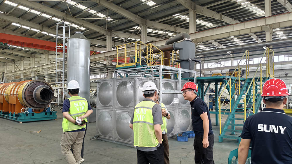 實力獲認可！臺灣客戶實地考察我司鋰電池資源化回收裝備