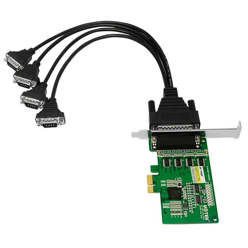PCI -E轉4口RS-232多串口卡