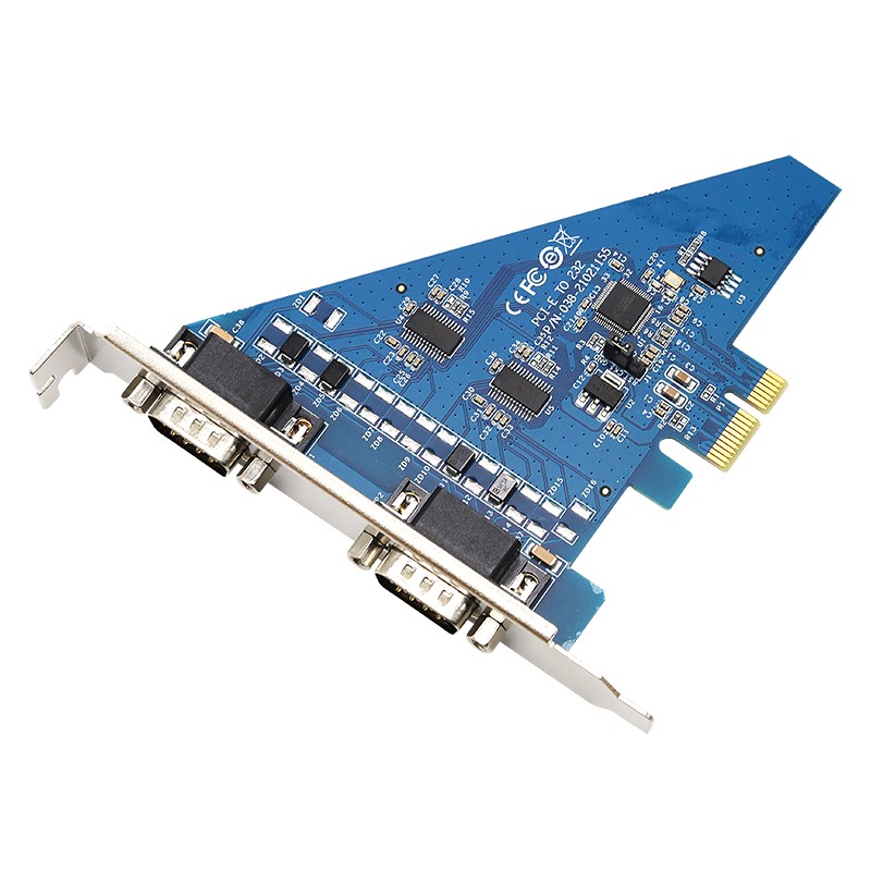PCI-E轉(zhuǎn)2口RS-232多串口卡